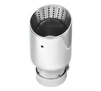 Punta Silenziatore Silenziatore Per Auto Universale Da 1 Pezzo. Di Scarico Per Tubo Di Scappamento. Tuning In Acciaio Inossidabile Tubo Scarico(ID63MMOD114MM)