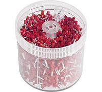 Punta singola destremitata per cavo Vogt Verbindungstechnik 470308.s20 1 mm² x 8 mm parzialmente isolato rosso 2000 pz