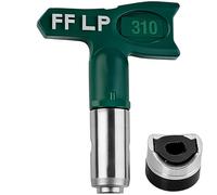 Punta spray airless reversibile con finitura fine, FFLPz 310, riduzione overspray a bassa pressione, struttura in metallo, compatibile con Wa9ner