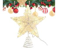 Punta Stella Albero di Natale - Decorazioni Festive Stagionali Per La Cima Delle Feste - Ornamento Stella Brillante per Natale Decorazione Cima Albero,Per Ufficio Casa Camera Da Letto Soggiorno