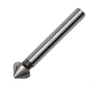 Punta svasatrice a 3 scanalature in acciaio ad alta velocità per smussatura rapida ed efficiente, per varie applicazioni (12,4 mm)