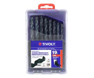 Punta Tivoly TSX in acciaio rapido HSS diametro da 1 a 10 mm (per 0,5) (set da 1