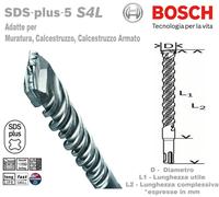 Bosch Punta per trapano a percussione SDS plus-5, 24x400x450mm Quantità:1