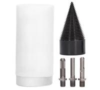 Punta Trapano Elettrica per Legno, 4 Pezzi Punte per Legna Ardere Spaccalegna per Legno Punte per Avvitatore Elettrico a Cuneo Conico per Impieghi Gravosi, Utensili Elettrici(50mm/2in)