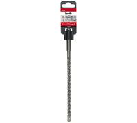 kwb HB4X Punta per martello SDS Plus, 210 mm, Ø 8 mm (placchetta in metallo duro, quattro taglienti, punta centrale, spirale quadrupla plus, acciaio per utensili, SDS Plus)