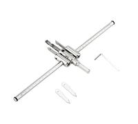 Punta Trapano per a Tazza Regolabile, Disametro 30mm a 300mm Adjustable Hole Cutter per Tagliare il Legno in Argento a Forma dell'Aereo