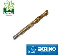 PUNTA TRAPANO PER ACCIAIO METALLO FERRO KRINO HSS-G TITANIO DIN 338 CODOLO RID.