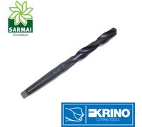 PUNTA TRAPANO PER ACCIAIO METALLO FERRO KRINO HSS RULLATA CODOLO CONICO MORSE