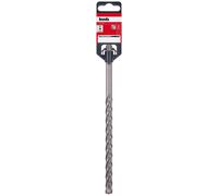 kwb HB4X Punta per martello SDS Plus, 210 mm, Ø 6 mm (placchetta in metallo duro, quattro taglienti, punta centrale, spirale quadrupla plus, acciaio per utensili, SDS Plus)