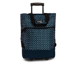 Punta Trolley 'Print' petrolio / bianco Donna Punta One Size