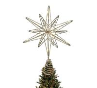 Puntale A Stella Illuminata Addobbo Cima Albero Natale Festa