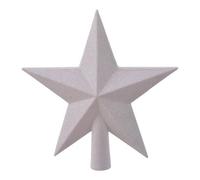 Puntale albero di natale Amicasa 9029546 Stella Glitter