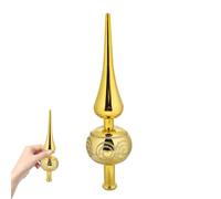 Puntale Albero Natale Stella Oro, Christmas Tree Topper, Puntale per Albero di Natale, Punta Albero di Natale per la Decorazione dell'Albero di Natale.