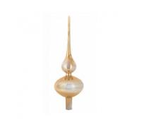 Puntale Albero vetro Baci Milano 35 cm oro XTOP.CAR03