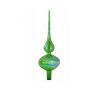 Puntale Albero vetro Baci Milano 35 cm verde XTOP.CAR02
