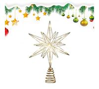Puntale Con Stella Per Albero Di Natale - Stella Scintillante Sulla Parte Superiore 'albero, Puntale Per Albero Di Natale Con Luce A LED, Decorazioni Festive Per Le Cime Degli Alberi, Ornamento Co