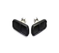Puntale Di Scarico Per Auto In Acciaio Inox Quad Exhaust Pipe Muffler Tip Per Range Per Rover 2018-2020 Con Kit Carrozzeria SVR Square Exhaust Nozzle(Black)