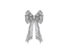 Puntale for albero di Natale a doppio strato da 41*24 cm, grande, con fiocco e bordo dorato glitterato, decorazione for porta di Natale, decorazione a foglia d'acero Per Ringraziamento(Color 1)