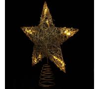 Puntale Luminoso Per Albero Di Natale Illuminato Decorazione Stella