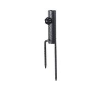 Puntale/Manicotto supporto ombrellone acciaio 2 punte spiaggia giardino Ø25-32mm