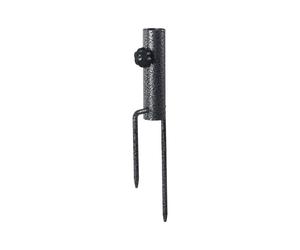 Puntale/Manicotto supporto ombrellone acciaio 2 punte spiaggia giardino Ø25-32mm
