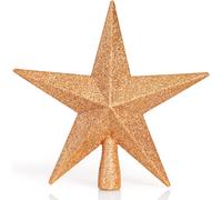 Puntale per albero di Natale a forma di stella con glitter Ornativity - Decorazione natalizia per alberi di Natale a forma di stella di Betlemme