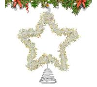 Puntale per albero di Natale, decorazione per interni, decorazione per interni, per casa, ufficio, soggiorno, camera da letto, celebrazione invernale, 24 x 20 x 4 cm