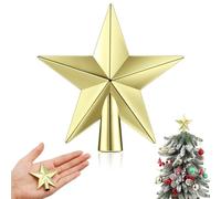 Puntale per Albero di Natale - Mini Stella Scintillante, 6 cm, Topper e Decorazione Natalizia