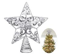 Puntale Per Albero Di Natale Topper Stella Dell'albero Artificiale