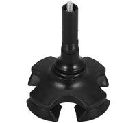 Puntale per Bastone Base Larga, Antiscivolo, Nero | Bastone Pieghevole e Walking Stick, Protezione Usura, Stabilità Extra, Adatto a Inverno e Pavimenti