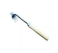 Puntale per la raccolta， Rastrello for diserbo manuale in acciaio inossidabile, sarchiatore, estrattore di erbacce, attrezzo manuale da giardino
