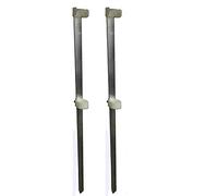 puntale picchetto reggicanna pesca surfcasting reggi canna canne mare kit 2 pezzi