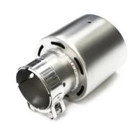 Puntale scarico per auto 1Pc Opaco In Acciaio Inox Auto Tubo Di Scarico Ugello Marmitta Punta Per VW GTI MK7 Per Golf 7(ID63MM diametro esterno114MM)