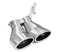 Puntale scarico per auto Per Mercedes Per Benz Classe C W203 C200 Auto In Acciaio Inox Posteriore Doppio Scarico Silenziatore Terminale Scarico