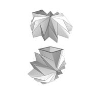 Puntale Stella Albero Natale Compatibile Candela LED Tea Light Stampato 3D