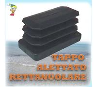 PUNTALE TAPPO DI PROTEZIONE ALETTATO RETTANGOLARE MM. 40X80 PZ. 100