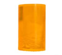 Puntali di ricambio per stecca da biliardo, in plastica trasparente solida, migliora il controllo della stecca e riduce gli errori di battuta (giallo)