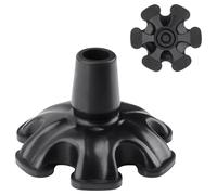 Puntali in Gomma da 19 mm,Puntale Autoportante in Gomma a Base Larga con 6 Piedini,Antiscivolo con 6 Gambe per Bastoni da Passeggio