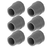 Puntali in Gomma per Bastoni da Passeggio Quadrupli 16mm 6 Pezzi | Base Antiscivolo, per Legno e Supporti a Piedi, su Piastrelle e Marciapiedi