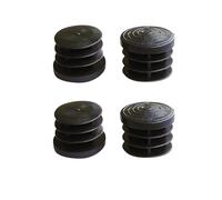Puntali Interni Alettati Tondi Neri Ø 32 Mm. 4 Pz.