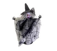 Puntali per albero di Halloween con spettro vestito, zucca di Halloween, spettro, albero o accento da tavolo