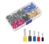 Puntalini Elettrici a Crimpare, Crimpatrice Puntalini Set, Crimpare Per Cavi Elettrici, Terminali a Capicorda 1,5-6mm², 200 Pezzi