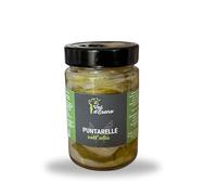 Puntarelle Sott’Olio alla Calabrese - Prodotto Artigianale Italiano - Conserva Vegetale Senza Conservanti - Specialità Tipica Gourmet - Barattolo da 320 - Val D'Esaro (1 Vaso da 320g)