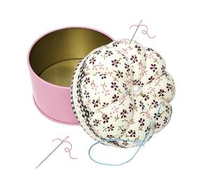 Puntaspilli a forma di zucca, Puntaspilli per cucire | Cuscino ad aghi | Cuscinetto per spilli da cucito a forma di zucca Cuscino per ago Cuscino per ago Porta spille con scatola per cucire