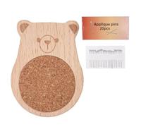 Puntaspilli da cucito in legno e cuscino | Accessori per maglieria per rammendare filo da ricamo lavoro domestico Cucitura Artigianato Progetti quotidiani Produzione di