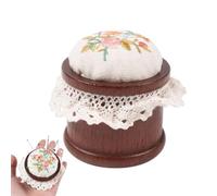 Puntaspilli da Cucito Organizer Vintage Con Bordo In Pizzo E Merletto E | Cuscinetto per Aghi Per Camera Lavoretti Creativi Mamma Progetti Quilting Ricamo Principianti