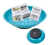 Puntaspilli magnetico - puntaspilli da cucito con 150 puntine, base magnetica forte | vassoio organizer universale magnetico per attrezzi, piccole parti, aghi, artigianali, scrivania o banco