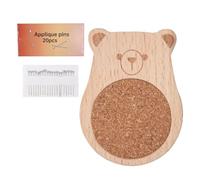 Puntaspilli per cucito, in legno, spilli da cucito e , per maglieria per rammendare filo da ricamo a casa, lavoro, cucito, artigianato, progetti quotidiani e abbigliamento