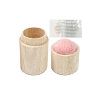 Puntaspilli - Porta aghi da cucito in legno | Coperchio della scatola portaoggetti per portatile | Strumento accessorio per quilling | Kit organizer per cuciture artigianali fai-da-te Lavoro m