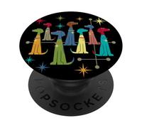 Puntatore a pelo corto tedesco moderno della metà del secolo vintage retrò PopSockets PopGrip Adesivo